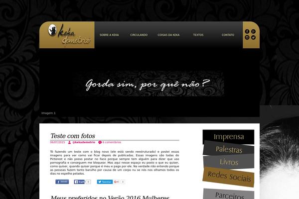 Site using 3D Tag Cloud plugin