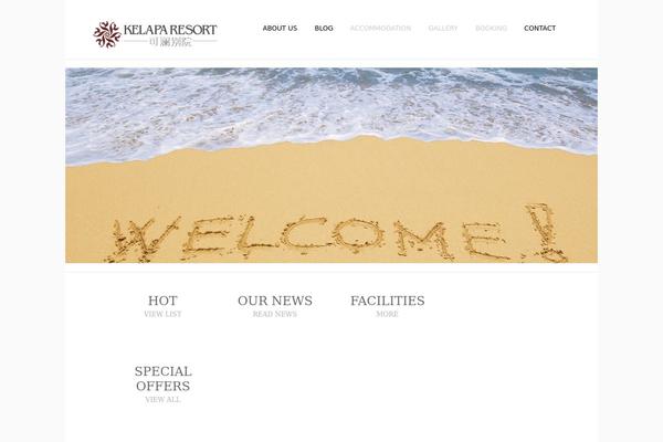kelaparesort.com site used Theme1855