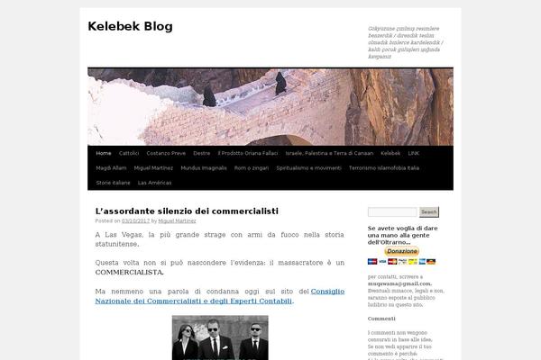 Twenty Ten theme site design template sample