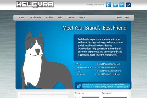 Site using Kava-extra plugin