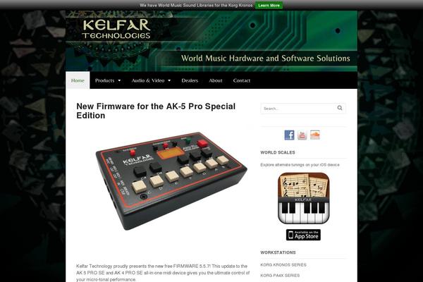 Site using WPFront Notification Bar plugin