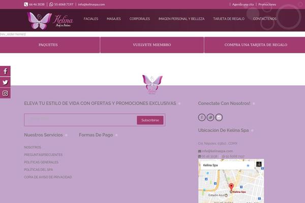 Spa Lab theme site design template sample