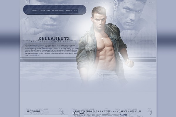Purple theme site design template sample