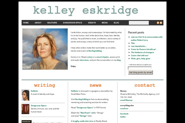 Revolution theme site design template sample