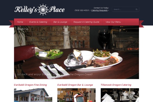 Gusteau theme site design template sample