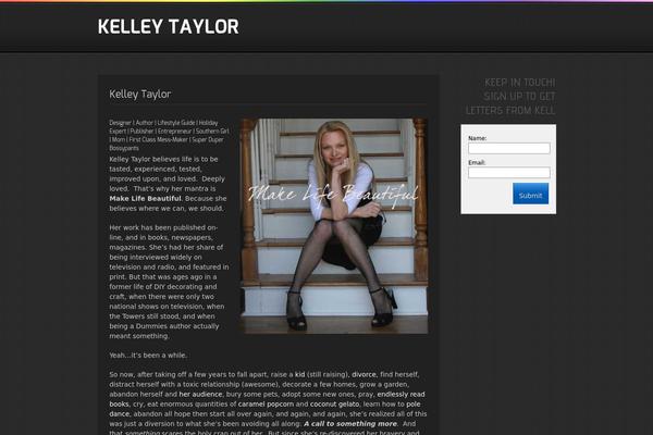 LENS theme site design template sample