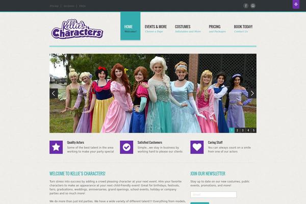 kelliescharacters.com site used Emotion