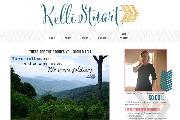 kellistuart.com site used Minimalista