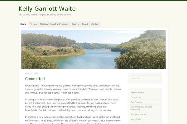 Misty Lake theme site design template sample