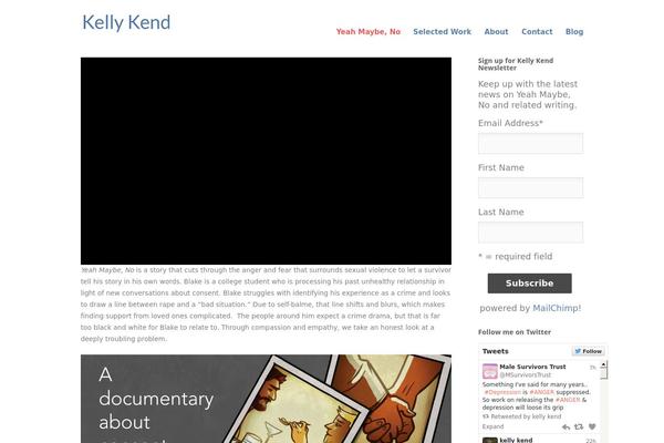 Mindful theme site design template sample
