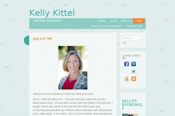 Something Fishy theme site design template sample