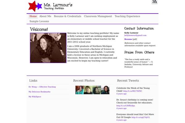Clear Line theme site design template sample
