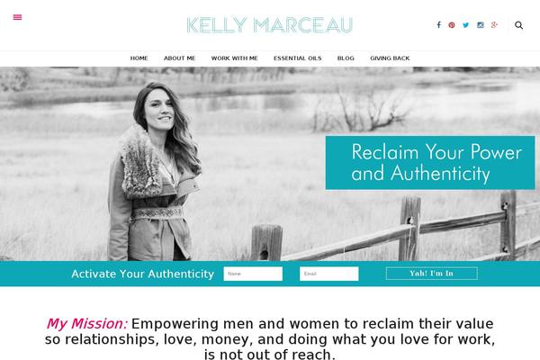 The Voux theme site design template sample