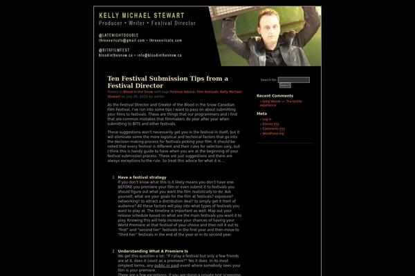 Black-LetterHead theme site design template sample