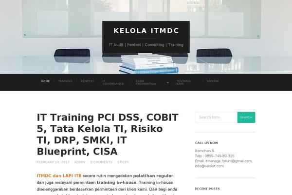 Hemingway theme site design template sample