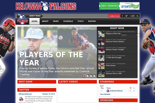 Gameday theme site design template sample