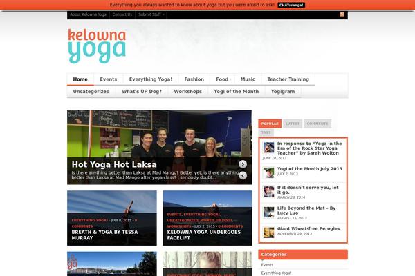 Spectrum theme site design template sample
