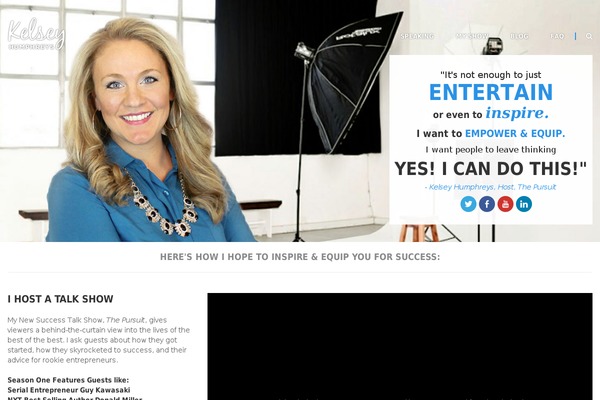 kelseyhumphreys.com site used Polite-minimal