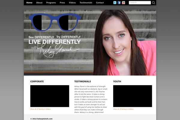 Aspiration theme site design template sample