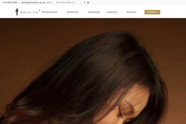 Exponent theme site design template sample