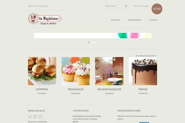 Memento theme site design template sample