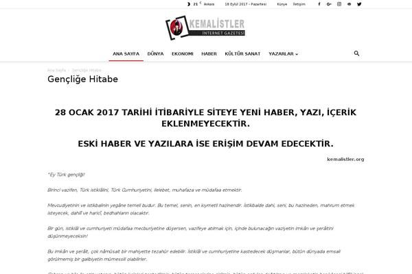 kemalistler.org site used Newspaper