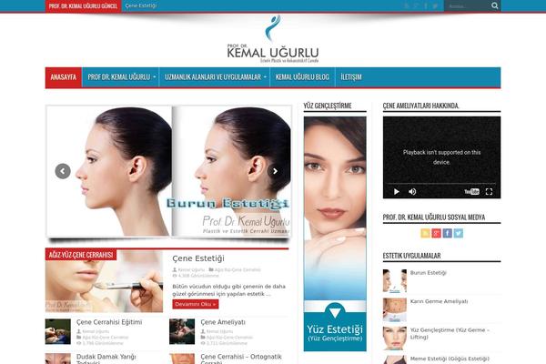 Jarida theme site design template sample