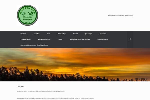 Site using Company, Team and People presentation plugin