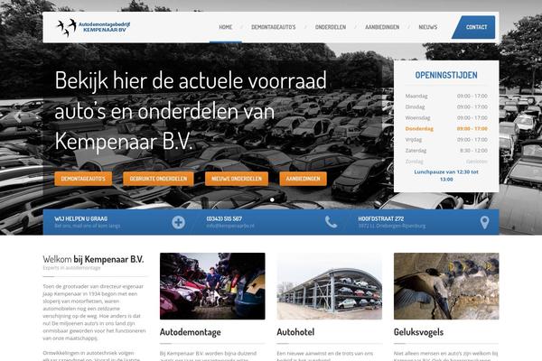 CarPress theme site design template sample