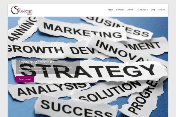Spacious theme site design template sample