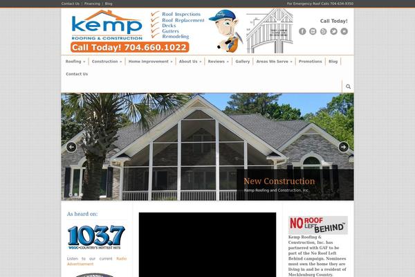 Modernize V3.00 theme site design template sample