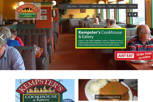 Forked theme site design template sample