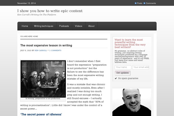 Journey Blog theme site design template sample