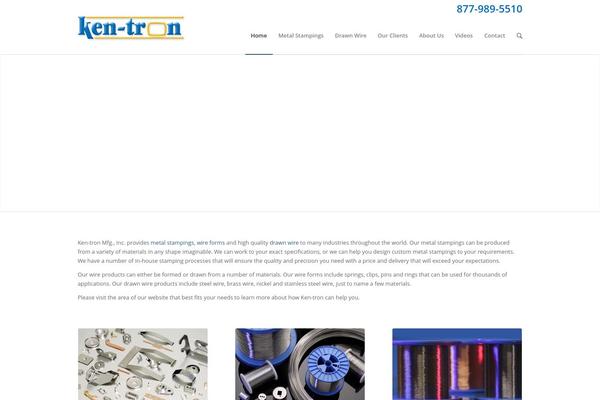 Enfold theme site design template sample