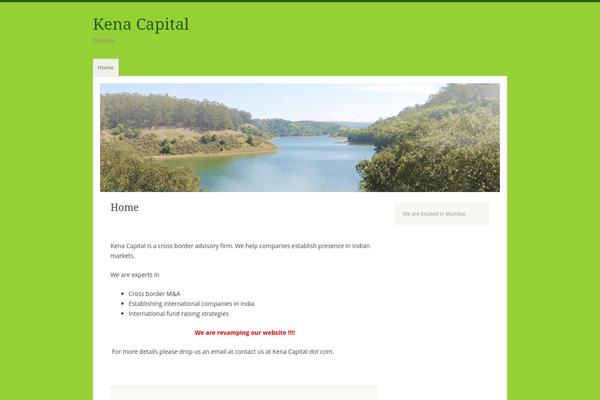 Misty Lake theme site design template sample