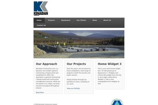 Minicorp theme site design template sample