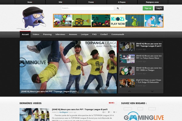 deTube theme site design template sample