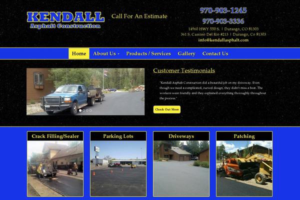 kendallasphalt.com site used Kendall-asphalt