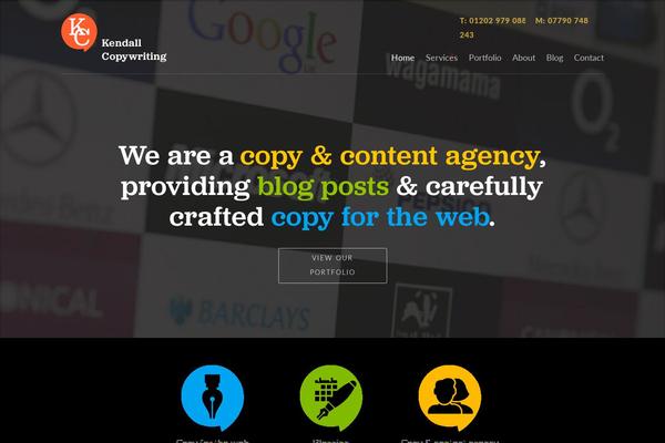 kendallcopywriting.co.uk site used Kc2015