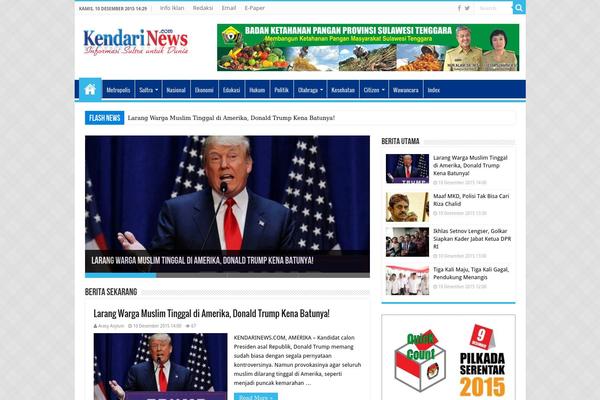 Wpberita theme site design template sample