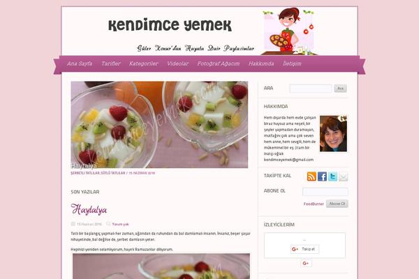 Delicacy theme site design template sample