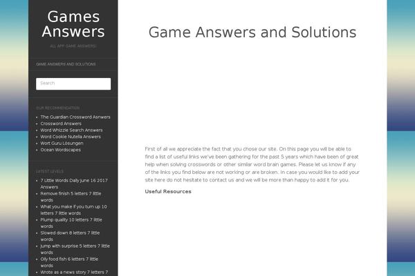 Flat theme site design template sample