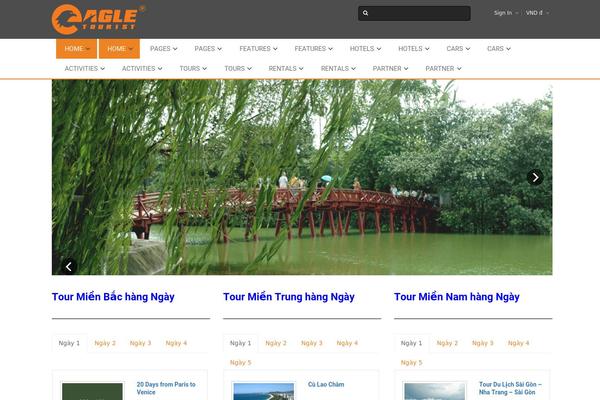 Traveler theme site design template sample