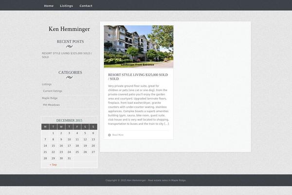 Nomad theme site design template sample