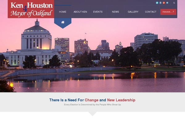 Election theme site design template sample