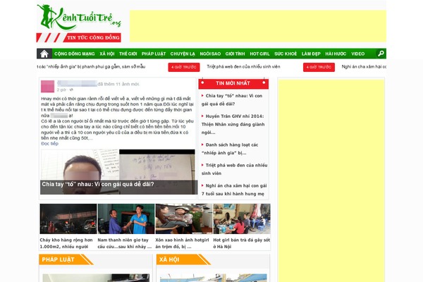 kenhtuoitre.net site used Alpha