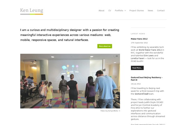 Aware theme site design template sample