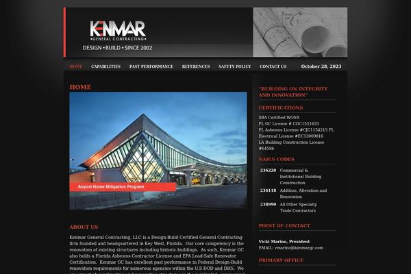 Amped Child theme site design template sample