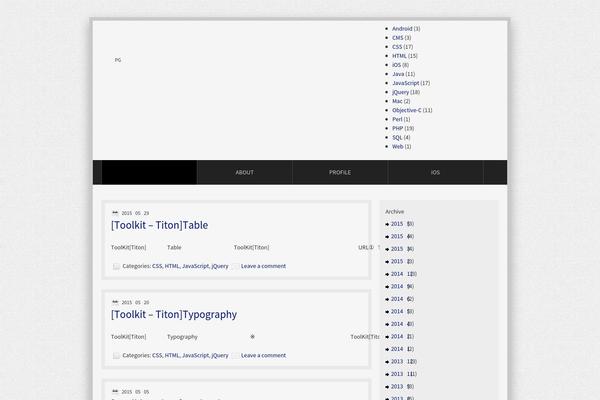 Semprul theme site design template sample