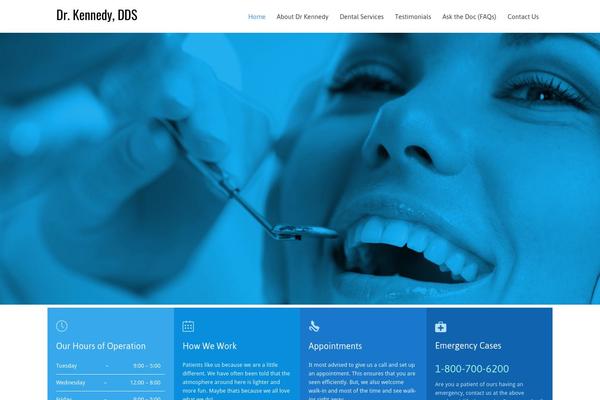 HealthCenter theme site design template sample